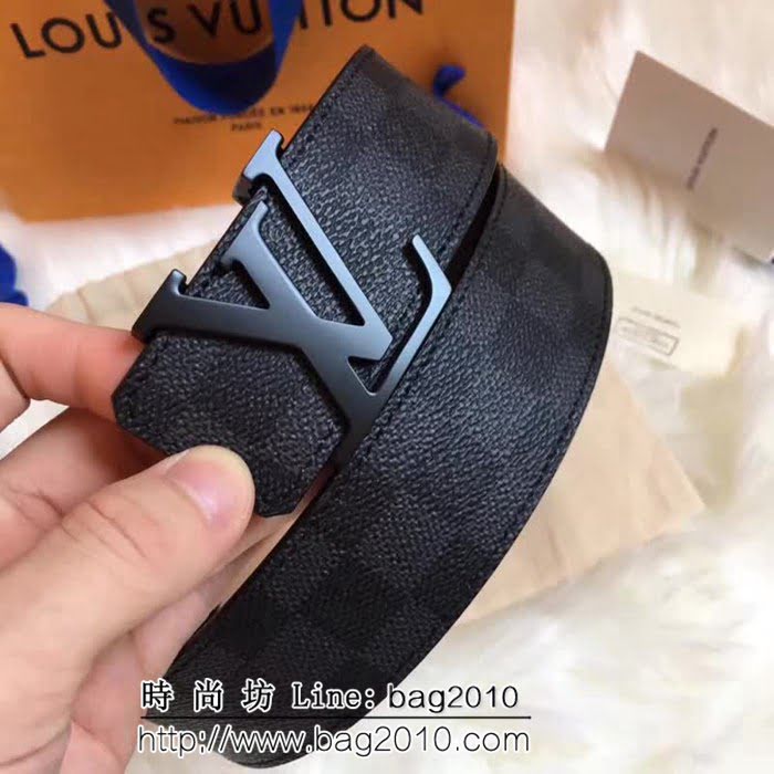 路易威登LV 扣皮帶系列 MADE in S ain 原單水貨M9808 高端男士皮帶 LHG1059